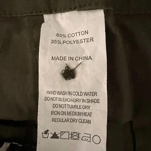 CORTEIZ "ALCATRAZ" Mens Cargo Shorts – Hard to Find - Forest Green - NEW Size L - Picture 9 of 9